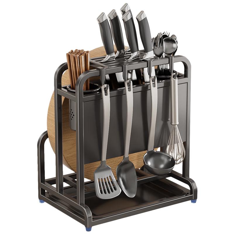 Cobbe Stainless Steel Kitchen Knife & Chopping Board Organizer