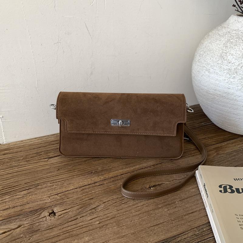 Premium sense bag women's 2025 new trendy niche armpit bag going out to work commuting single shoulder crossbody small square bag