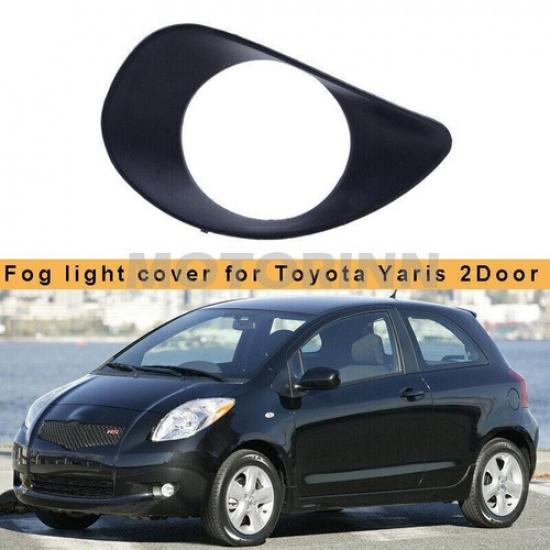 Черная накладка на решетку противотуманной фары слева для Toyota Yaris 2006~2010 Хэтчбек 2Д/3Д 1*