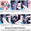 Car Turning Steering Wheel Ball Handle with Steering Wheel Spinner Knob Spinner Knob Rotating Hand Tools Kit Universal Steering Wheel Booster