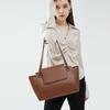 Spring and summer new tote bag women's leather simple commuting large-capacity wing bag shoulder handbag