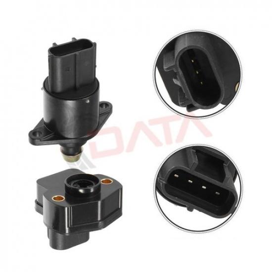 Pack (1) Throttle Position Sensor Idle Air Control Valve for Jeep Wrangler TJ