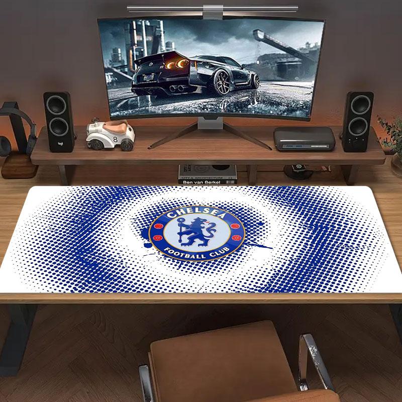 Chelsea F Large Size Mouse Pad Large Gaming Table Cushion Non-slip Laptop Tablet Big Mousepad XXL Mat Mini PC Playmat With Lock edge