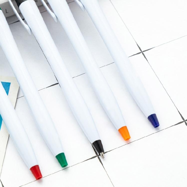 Plastic Ballpoint Pen with Pen Clip Signing Pen Office Signature Pen