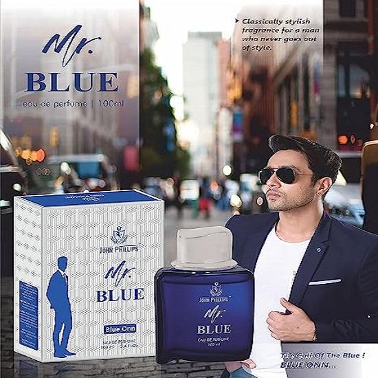 John Phillips™ Mr Blue Eau De French Perfume For Men 100 ml