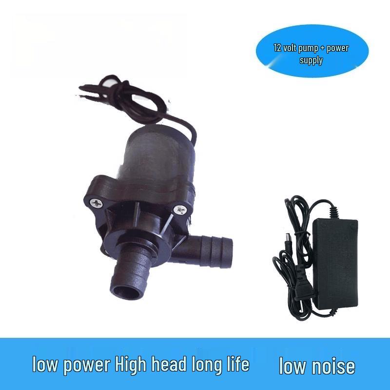 

12V Miniature Industrial Water Pump with Adapter