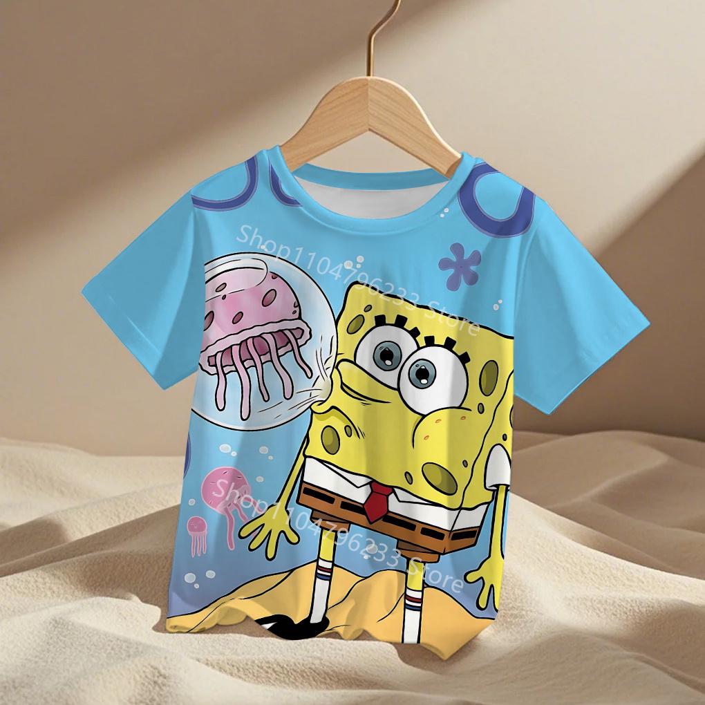 3D Print Cute Cartoon Spongebobs Men Women Clothes Boy Girl Child TShirt Top Tee  Adult Children's Parent Child T Shirts