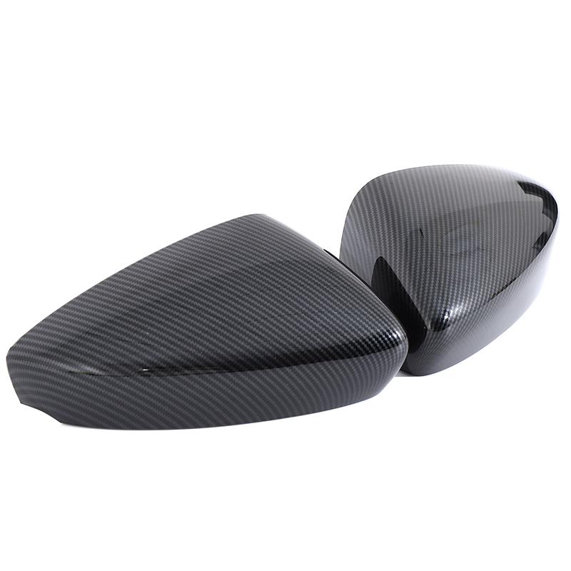 For Mazda CX-30 CX30 -2024 Car Rearview Side Mirror Cover Wing Cap Exterior Door Rear View Case Trim Sticker Carbon Fiber