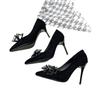 High Heels Summer New Fashion Flower Pointed Stiletto Women's Fashion Shoes