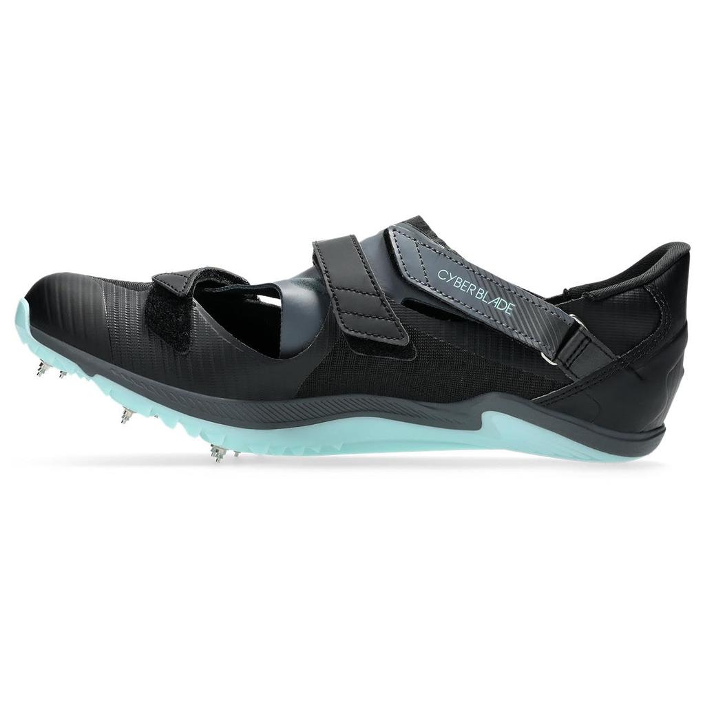 Leichtathletik Spikes CYBERBLADE 17 1093A241 Unisex 001 cm 2E [Asics] (Schwarz/Illuminate Mint) 28,0