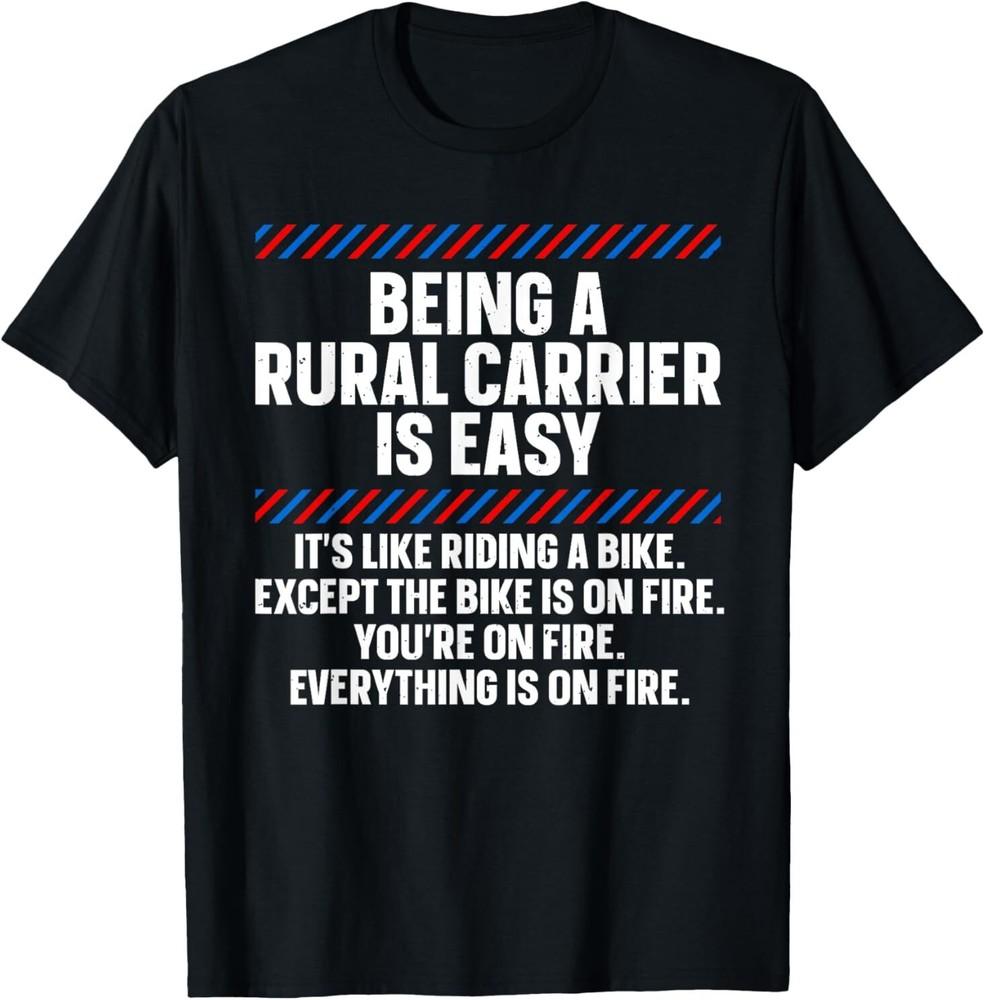 Funny Rural Carrier Art For Men Women Rural Mail Carrier T-Shirt Unisex T-Shirt XXXL