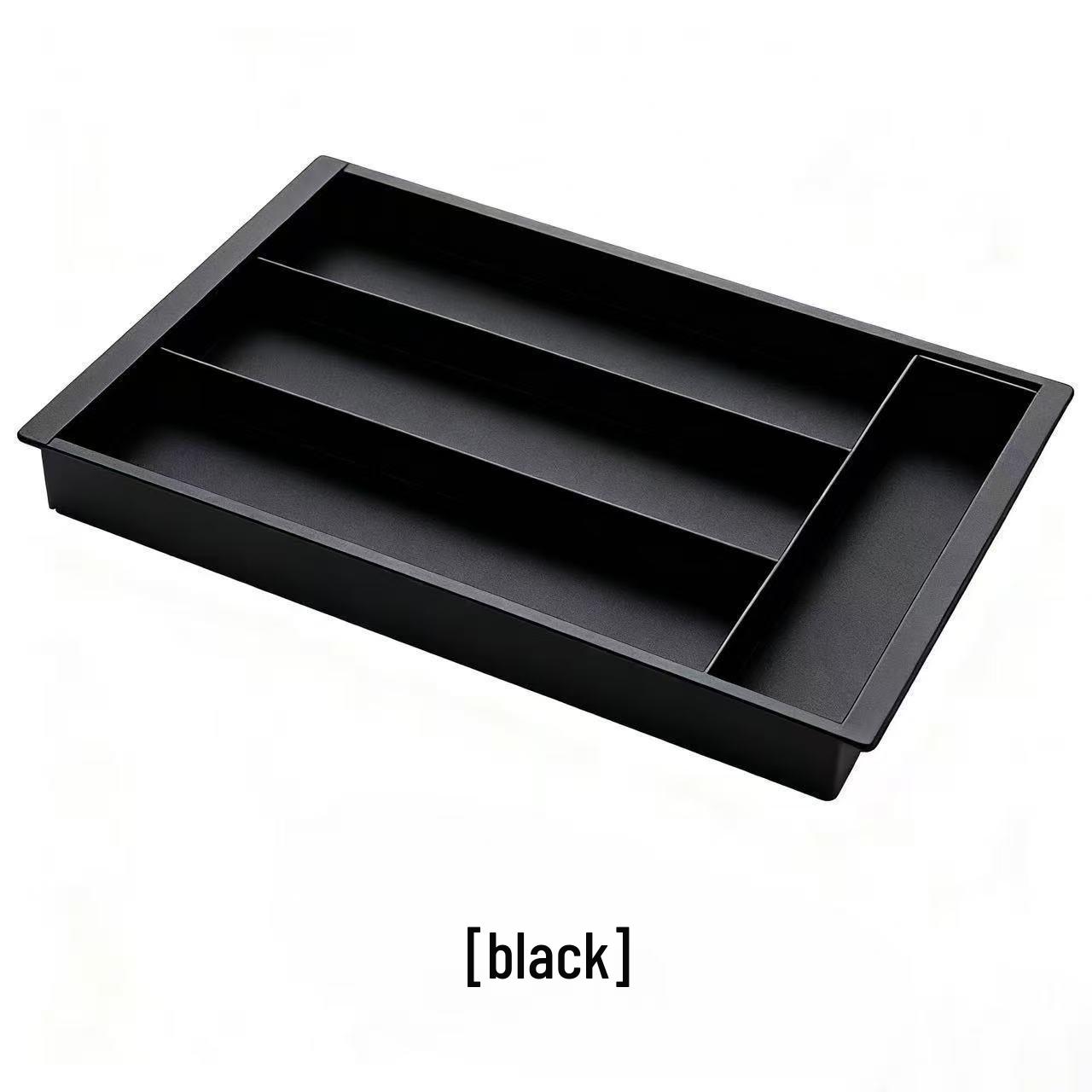 Multi-Functional Detachable Storage Tray with Extendable Compartmentalized Drawer