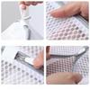 1pc 60x60cm Grey Zipper Laundry Bag Fine Mesh High Quality Storage Bags Household Clothes Cleaning Protect Washing Bag
