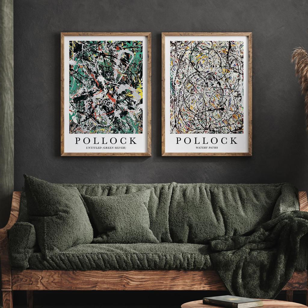 Set of Two Pollock Posters