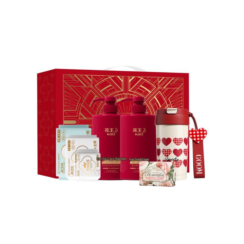 Kao Pure & Moisturizing 7-Piece Hair Care Gift Set