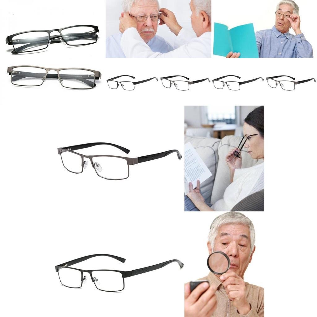 Trendy Metal Reading Glasses For Seniors Fashionable Optical Frame 2021 Summer Collection