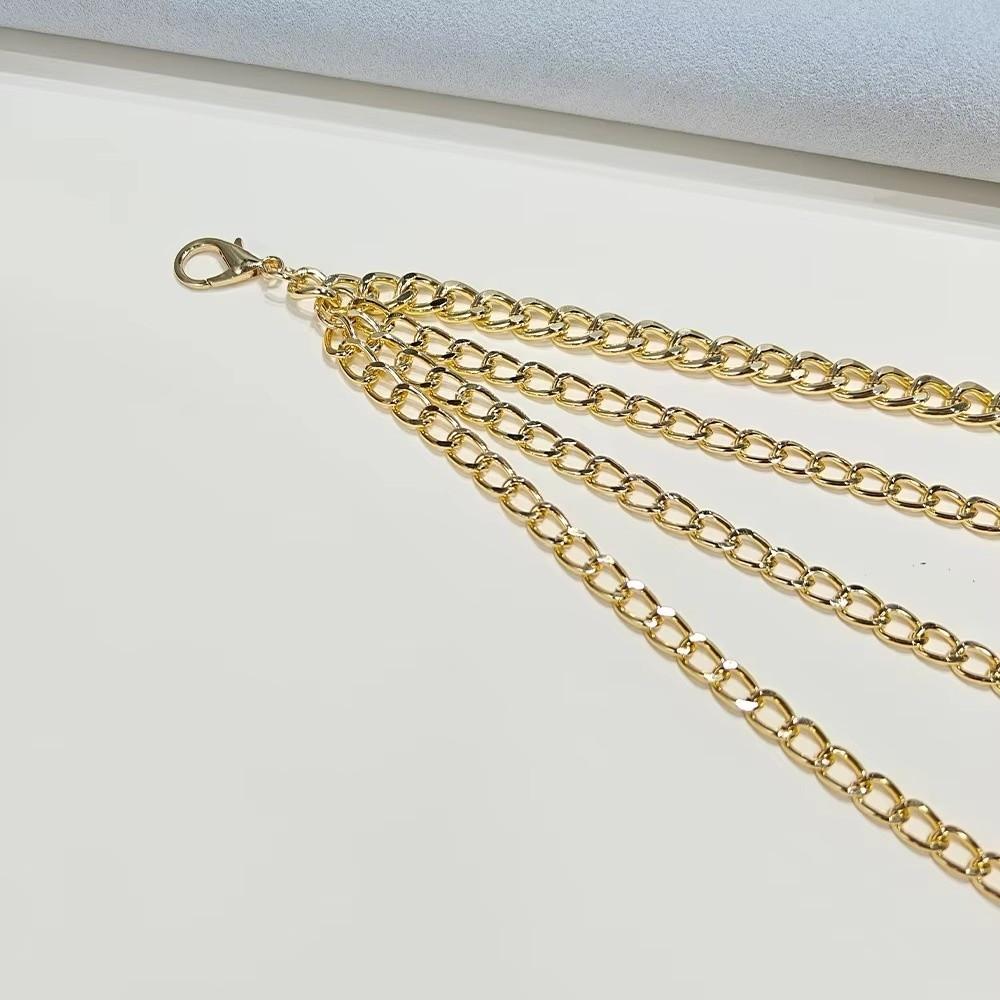 Multi layer Tassle Waist Chain Vintage Hip Hop Waist Chain Trendy Jeans Chain Belt  for Women