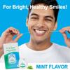 Dental Mint 50 with Carrying Case Floss, Flavor, Meters, Waxed, (1)