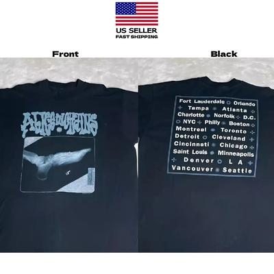 Nuovo Abbigliamento Raro Alice In Chains Facelift 1991 Tour T-Shirt Unisex