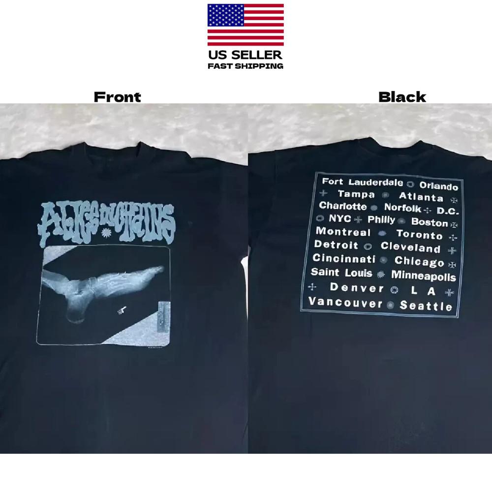 New Apparel Rare Alice In Chains Facelift 1991 Tour Unisex T-Shirt XL