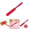 Tårtkräm Smör Spatel Blanda Smet Skrapa Pensel Silikon Bakning Matlagningsverktyg Röd