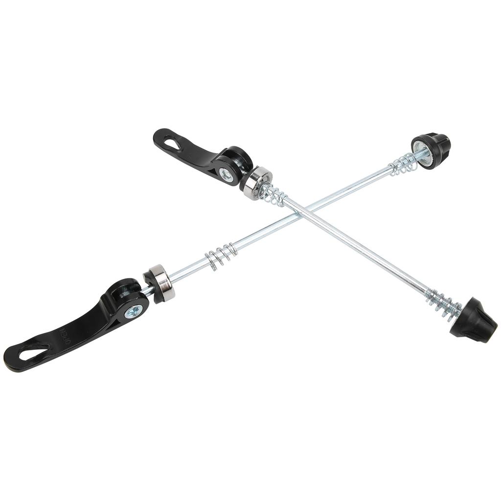 1 Pair Bicycle Quick Release Skewers Front Rear Skewer  Road Mountain Bike Accessory Black