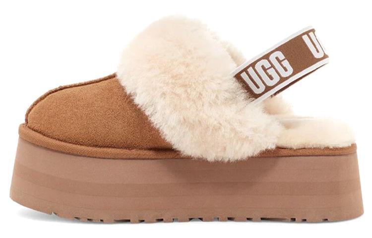 Женские тапочки UGG Funkette Коричневые 1113474-CHE 39