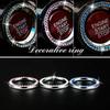 1PC Automobiles Start Switch Button Decoration Circle With Diamond Rhinestone Ring Button Sticker Car Interior Accessories
