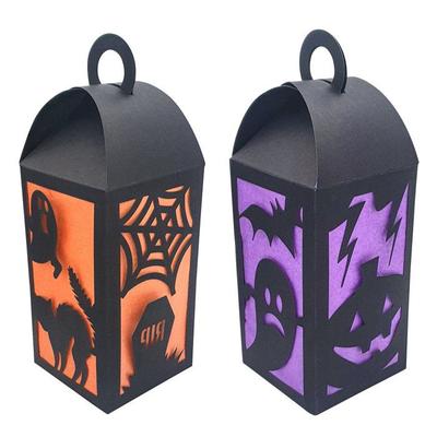 Papírové lucerny na Halloween 9 x 25 cm 2 kusy