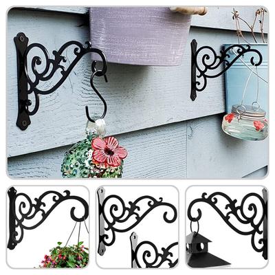 Gancho Decorativo de Ferro Branco Suporte para Plantas Novo Gancho de Ferro Parede