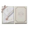 Organic Luxe Initial Hand Towel Day Birthday New Life Celebration Gift Stylish and Cute Hand Towel for Women Made In Japan "T" - Mother's Gift,