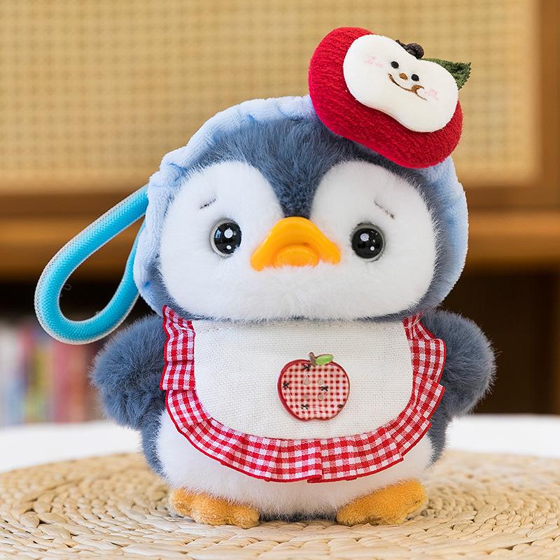 Cute Cute Scarf Little Penguin Pendant Plush Toy Doll Bag Pendant Doll Keychain Rag Doll
