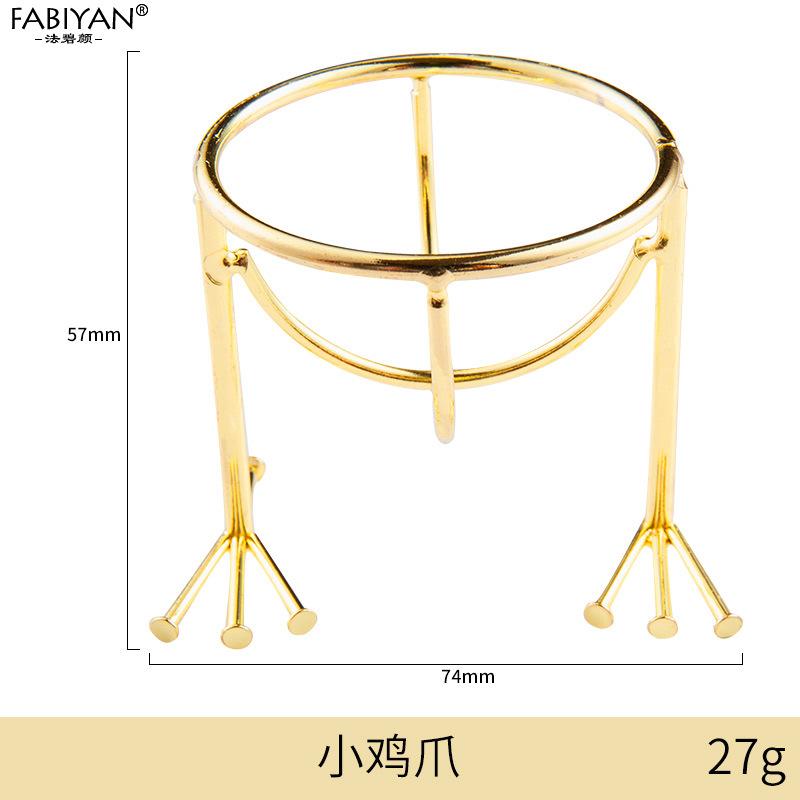 1 Stück Make-up Schwammhalter Make-up Metall Puderquastenständer Puderquasten Aufbewahrungsständer Schwamm Trockenständer Halter Trockengestell