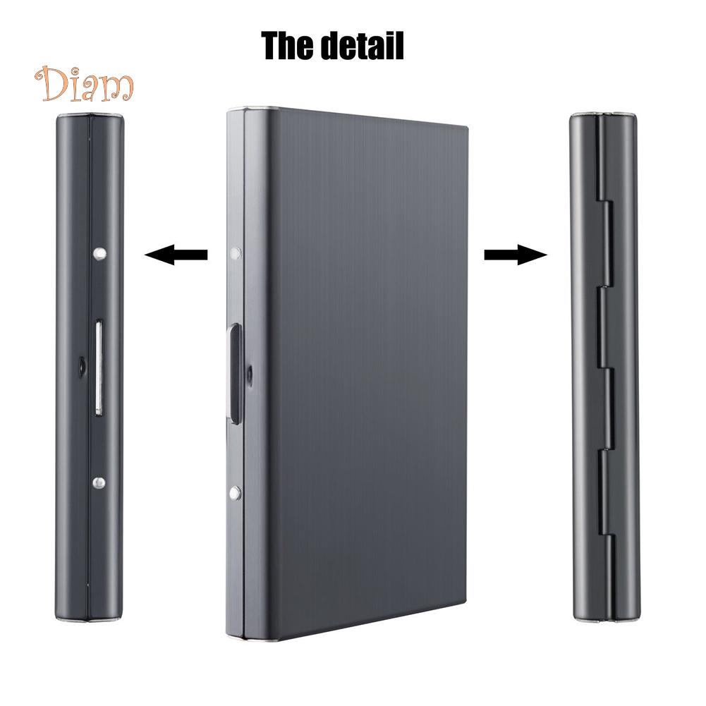 Cheap GQ Stainless Steel Business ID Credit Card Holder RFID Blocking