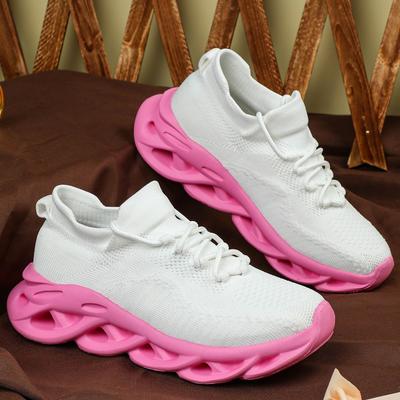 Couple Flying Woven Dad Shoes Jinjiang Cold Sticky Shoes Casual Sports Shoes Soft Sole Comfortable Running Shoes
