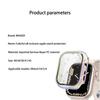 NEW PC Colorful Watch Case Built-in Tempered Glass for Apple Watch 45mm 40mm 44mm 41mm IWatch Series 9 8 7 6 SE 5 Coverage Cover