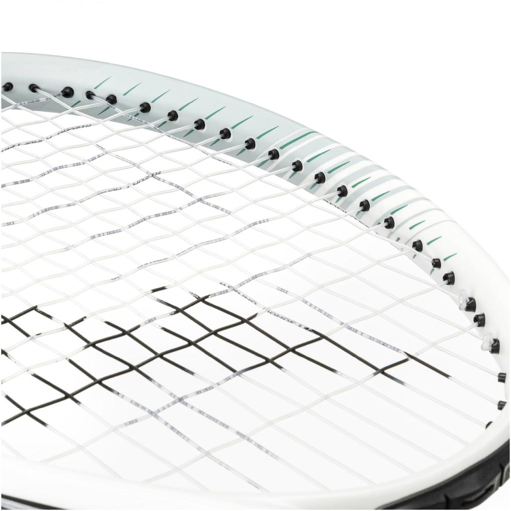 Mizuno Deeforce Tennis Racket 63JTN544 S-10 (Soft Tennis), Unisex, White/Jade Green, 0X,