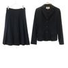 Wool Blend Skirt Suit Setup 40 Black Women Used