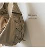 Niche Pleated Nylon Shoulder Bag: 2026 Large Capacity Dumpling Crossbody for Women and Students