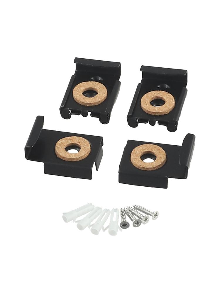 New Glass Clamps Glass Clamps Frameless Wall Mounting Fixing Kit Glass Square Chrome Zinc Alloy Bathroom Glass Bathroom Mirror China Mainland