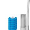 Single Use Toilet Brush Set and Holder Professional Easy Installation Bathroom Accessories