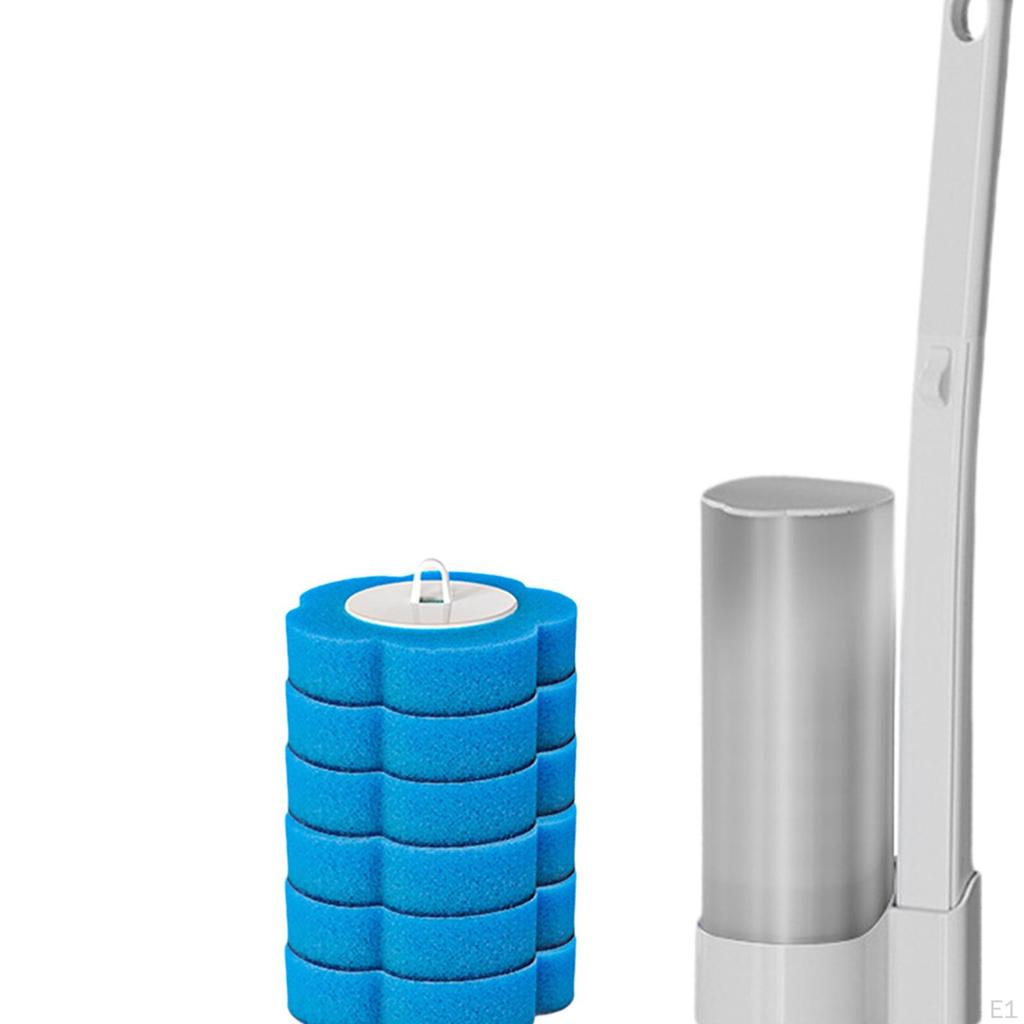 Single Use Toilet Brush Set and Holder Professional Easy Installation Bathroom Accessories