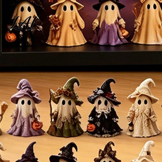 Festive Holiday Decor Halloween Advent Calendar 2026 24 Day Light Up Countdown Box with Car Decoration Pumpkin Ghost Figures Party Decor,
