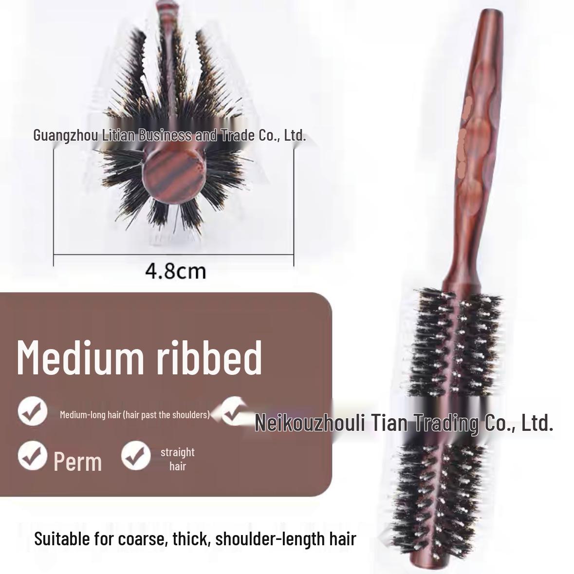 

Boar Bristle Curling & Straightening Brush