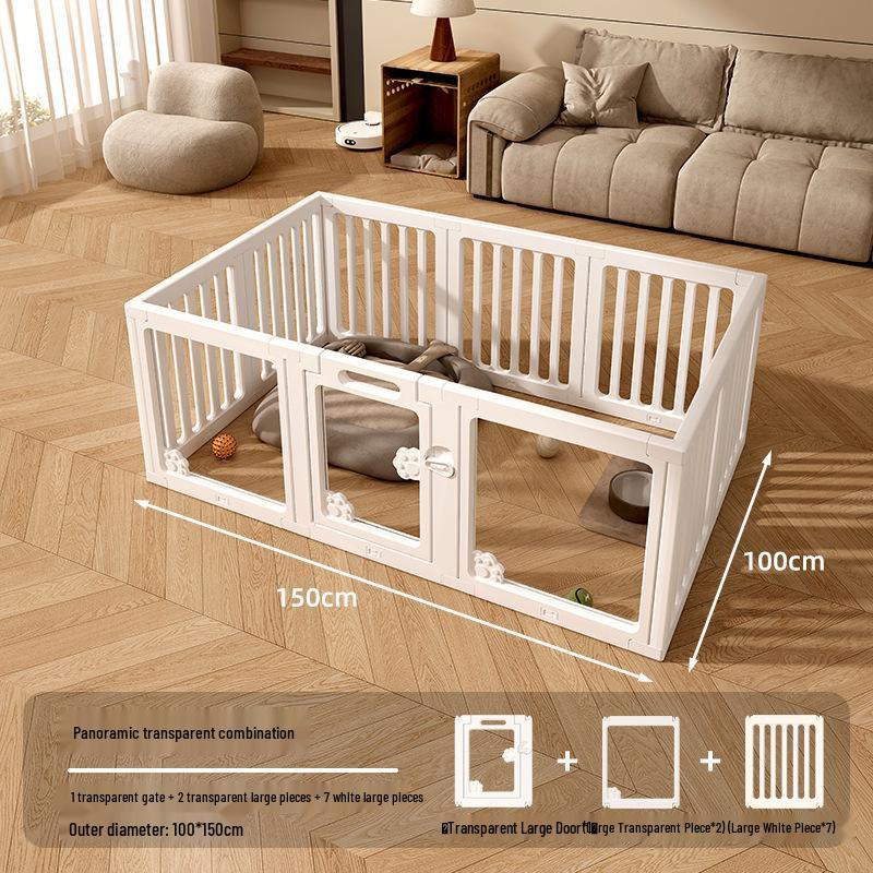 Indoor Pet Barrier: Dog & Cat Fence for Small to Medium Dogs, Dog Cage & House.