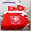 FC Twente Pattern Bedding Quilt Set  Home Decoration  Gift (1 * Duvet Cover + 2 * Pillowcase  Without Core).xwn