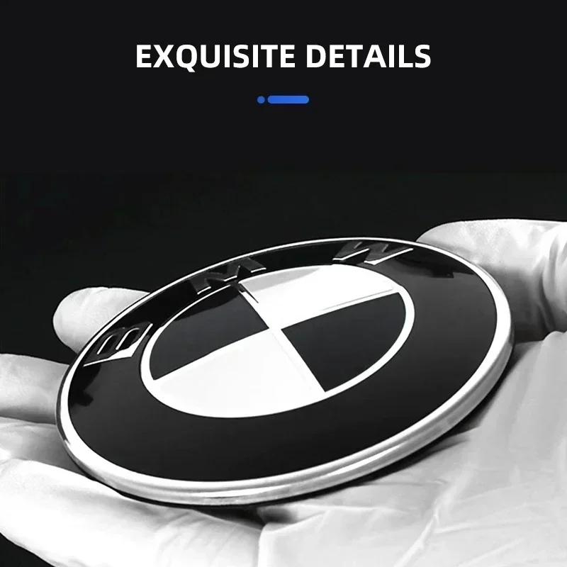 1 ud. 78 mm 51141970248 Emblema de Coche Insignia de Logo de Maletero Trasero Accesorios de Estilo para BMW E66 E53 X5 E46 E39 E38 E90 E60 E36 F30 F20 F10