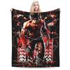 Tekken 8 Jin Kazama Soft Blankets Kids Adult Plush Throw Blanket Print Couch Chair Flannel Bedspread Sofa Bed Cover