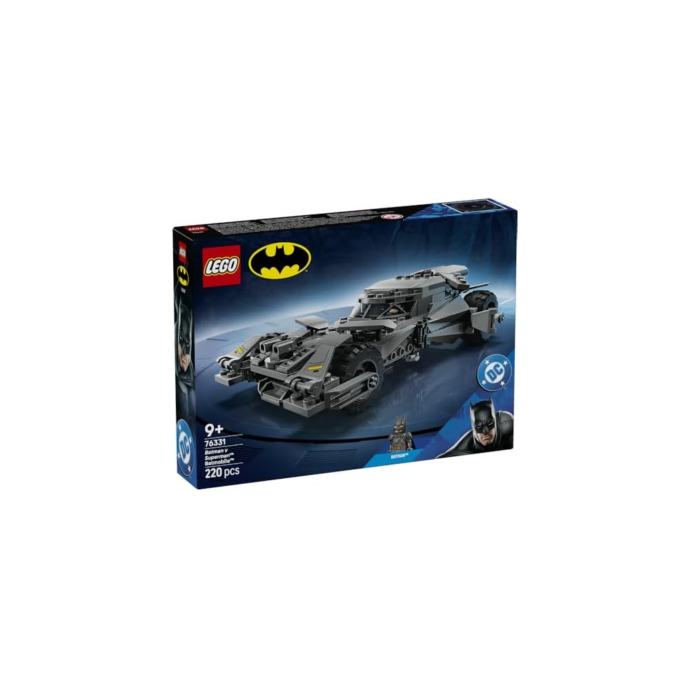 LEGO Super Heroes Batman vs Superman Batmobile Toy Building Set for Kids Ages 9-11