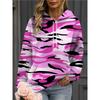 Fashion Women's Hooded Sweater 3D Printing Color Printing Casual Hooded Sweater
